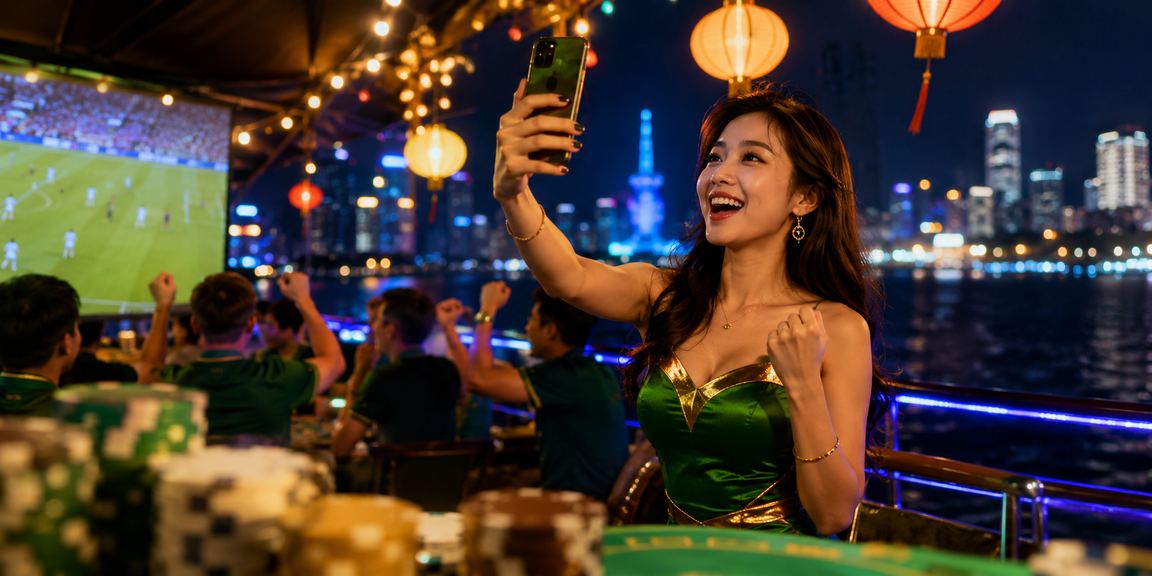 Giao diện cá cược bóng đá trên điện thoại tại chợ đêm Đà Nẵng