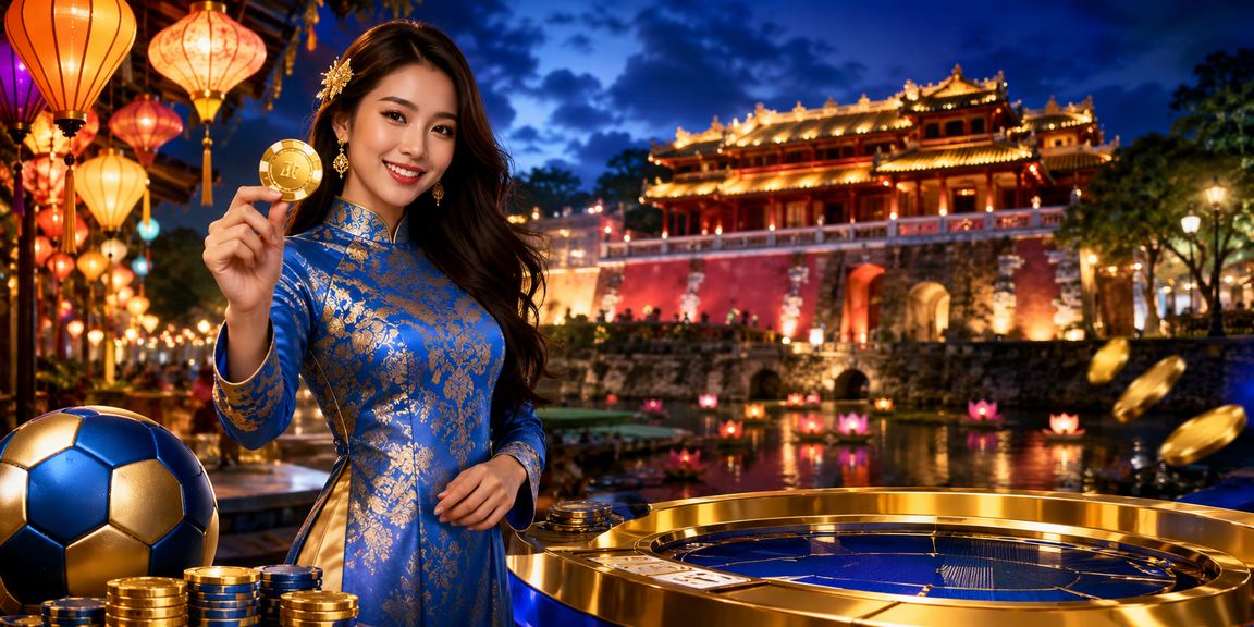 Người chơi cá cược thể thao tại Huế trong áo dài truyền thống